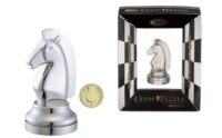 ⁦חידת הגיון מתכת – פרש השחמט Chess Knight מבית Hanayama⁩ – תמונה ⁦3⁩