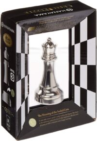 ⁦חידת הגיון מתכת – מלך שחמט Chess King מבית Hanayama⁩ – תמונה ⁦5⁩