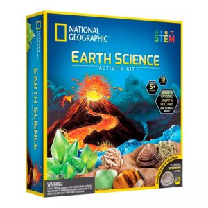 ערכת מדע Earth Mega Science Kit - ערכת מחקר בנושא מדעי כדור הארץ מבית National Geographic