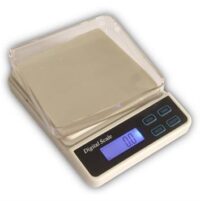⁦משקל מקצועי דיגיטלי שולחני 3 ק"ג / 0.1 גרם SCALEZ⁩ – תמונה ⁦5⁩