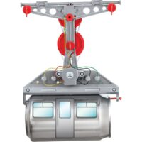 ⁦רובוט רכבל פחית שתיה מדליק!! צעצוע בהרכבה עצמית חינוכי ומדליק - רובוטיקה לילדים מבית 4M⁩ – תמונה ⁦2⁩