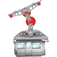 ⁦רובוט רכבל פחית שתיה מדליק!! צעצוע בהרכבה עצמית חינוכי ומדליק - רובוטיקה לילדים מבית 4M⁩ – תמונה ⁦3⁩