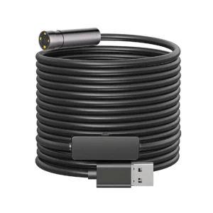 מצלמת נחש מקצועית עם מיקוד אוטומטי - אנדוסקופ בעל עומק שדה עמוק וחיישן 5MP מבית TESLONG באורך 5 מטר