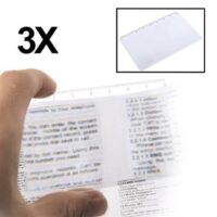 ⁦זכוכית מגדלת כרטיס אשראי בעוצמה X3 הנכנסת לכל ארנק⁩ – תמונה ⁦5⁩