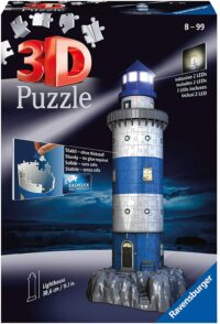 פאזל מגדלור עם תאורת LED תלת מימד מבית חברת Ravensburger העולמית
