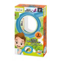 זכוכית מגדלת 100 מ"מ לילדים עם הגדלות של פי X2  פי X3 ופי X4 מבית בוקי צרפת