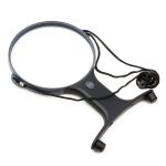זכוכית מגדלת עם תאורה X2 לצוואר - MagniShine HF-66 זכוכית מקצועית לשימוש ללא ידיים מבית CARSON האמריקאית