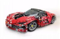 ⁦מכונית פרארי 488 SPIDER להרכבה ממתכת 305 חלקים מבית MECCANO⁩ – תמונה ⁦2⁩
