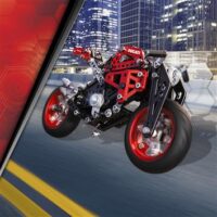אופנוע Ducati Monster 1200s להרכבה ממתכת 292 חלקים מבית MECCANO