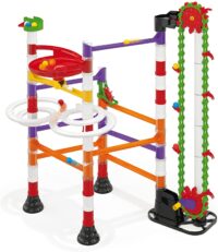 ⁦משחק הרכבה - מבוך גולות גדול לבניה עצמית  Marble Run Elevator הכולל מעלית 150 חלקים מבית Quercetti האיטלקית⁩ – תמונה ⁦3⁩