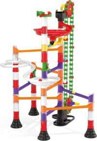 ⁦משחק הרכבה - מבוך גולות גדול לבניה עצמית  Marble Run Elevator הכולל מעלית 150 חלקים מבית Quercetti האיטלקית⁩ – תמונה ⁦7⁩