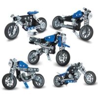 ⁦אופנועי מוטור להרכבה ממתכת מבית MECCANO ערכת 5 דגמים⁩ – תמונה ⁦3⁩