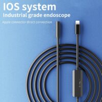 ⁦מצלמת נחש לאייפון אורך 5 מטר בעלת עמידות למים IP68 תאורת לד ומחבר lightning - אנדוסקופ לאייפונים⁩ – תמונה ⁦2⁩