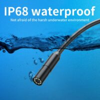 ⁦מצלמת נחש לאייפון אורך 5 מטר בעלת עמידות למים IP68 תאורת לד ומחבר lightning - אנדוסקופ לאייפונים⁩ – תמונה ⁦5⁩