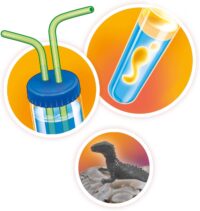 ⁦ערכה מדעית לילדים - בנושא כימיה של הרי געש מתפרצים ודינוזאורים Volcans & Dinosaures מבית Buki צרפת⁩ – תמונה ⁦6⁩