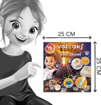 ⁦ערכה מדעית לילדים - בנושא כימיה של הרי געש מתפרצים ודינוזאורים Volcans & Dinosaures מבית Buki צרפת⁩ – תמונה ⁦9⁩