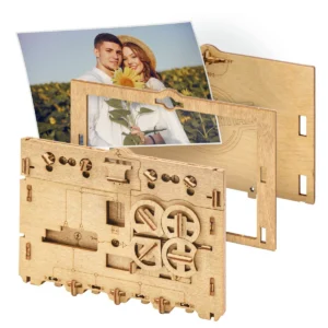 חידת הגיון מסגרת תמונה ClueFrame משחק חשיבה מעץ מקורי ומאתגר מבית iDventure גרמניה