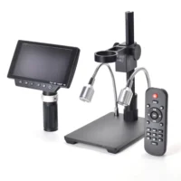 ⁦מיקרוסקופ דיגיטלי מקצועי 4K WIFI X300 60 FPS עם מסך מובנה תאורת לד מתכווננת ומצלמת 16MP C-Mount⁩ – תמונה ⁦4⁩