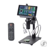 ⁦מיקרוסקופ דיגיטלי מקצועי 4K WIFI X300 60 FPS עם מסך מובנה תאורת לד מתכווננת ומצלמת 16MP C-Mount⁩ – תמונה ⁦6⁩