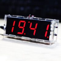 ערכת אלקטרוניקה להלחמה של שעון מעורר לד דיגיטלי עם קייס לילדים לנוער לבנייה עצמית מבית IMAKE