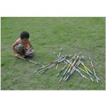 משחק דוקים ענקיים XL מעץ לבית ולגינה מבית Giant Garden