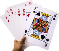 ⁦קלפים ענקיים לבית ולחצר מבית Traditional Garden Games חוויית משחק מרשימה לכל גיל⁩ – תמונה ⁦7⁩