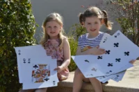 קלפים ענקיים לבית ולחצר מבית Traditional Garden Games חוויית משחק מרשימה לכל גיל