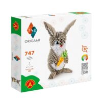 אוריגמי לילדים ארנב - ערכת יצירה לילדים ליצירת ארנב עם קיפולי נייר לילדים נוער ומבוגרים מבית ALEXANDER