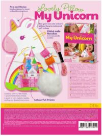 ⁦כרית חד קרן משחק יצירה לתפירה ויצירה  My Unicorn מסדרת KidzMaker מבית 4M ארה"ב⁩ – תמונה ⁦2⁩