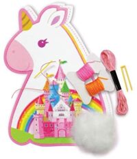 ⁦כרית חד קרן משחק יצירה לתפירה ויצירה  My Unicorn מסדרת KidzMaker מבית 4M ארה"ב⁩ – תמונה ⁦3⁩