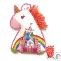 ⁦כרית חד קרן משחק יצירה לתפירה ויצירה  My Unicorn מסדרת KidzMaker מבית 4M ארה"ב⁩ – תמונה ⁦8⁩