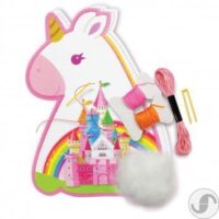 ⁦כרית חד קרן משחק יצירה לתפירה ויצירה  My Unicorn מסדרת KidzMaker מבית 4M ארה"ב⁩ – תמונה ⁦9⁩