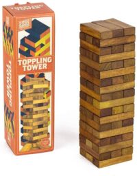 משחק ג'נגה - מגדל קוביות עץ Toppling Tower מסדרת Wooden Games WorkShop מבית Professor Puzzle אנגליה