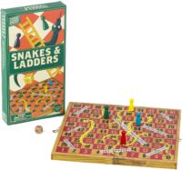 ⁦משחק סולמות ונחשים Snakes & Ladders מסדרת Wooden Games WorkShop מבית Professor Puzzle אנגליה⁩ – תמונה ⁦2⁩