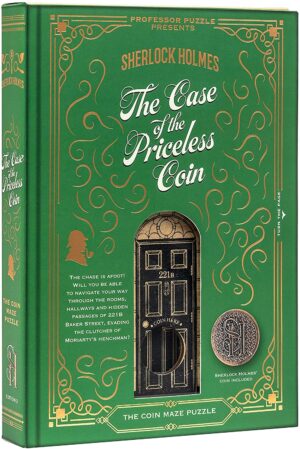 משחק חשיבה וחידת הגיון תיבת המטבע יקר הערך The Case of Priceless Coin מסדרת שרלוק הולמס מבית Professor Puzzle אנגליה