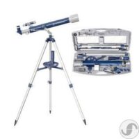 ⁦טלסקופ אסטרונומי לצפייה בכוכבים ובנוף Bresser 35X-262X 60/700 עם חצובה ריצפתית מגיע במזוודה⁩ – תמונה ⁦4⁩