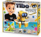 ערכת הרכבה לבניית רובוט חכם לילדים  Tibo Robot הממחיש עבודת חיישן מרחק אולטראסוני מבית Buki צרפת