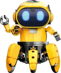 ⁦ערכת הרכבה לבניית רובוט חכם לילדים  Tibo Robot הממחיש עבודת חיישן מרחק אולטראסוני מבית Buki צרפת⁩ – תמונה ⁦3⁩