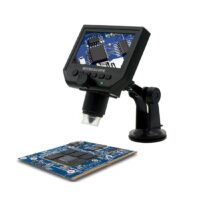 מיקרוסקופ דיגיטלי נייד נטען X600 HD 3.6MP ומסך מובנה 4.3 אינצ' מבית DigiMicro