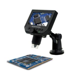 מיקרוסקופ דיגיטלי נייד נטען X600 HD 3.6MP ומסך מובנה 4.3 אינצ' מבית DigiMicro