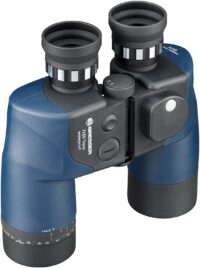 ⁦משקפת ימית מקצועית TOPAS 7X50 חסינה למים עם מצפן תאורה ומיקוד לכל עינית בנפרד מבית Bresser גרמניה⁩ – תמונה ⁦3⁩