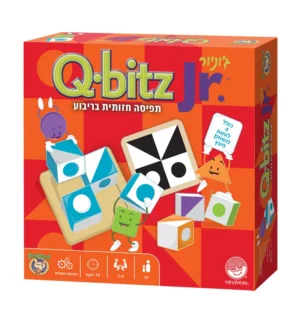 משחק  חשיבה לילדים קיו ביטס ג'וניור Qbitz Jr לפיתוח תפיסה חזותית בילדים קטנים