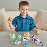 ⁦משחק  חשיבה לילדים קיו ביטס ג'וניור Qbitz Jr לפיתוח תפיסה חזותית בילדים קטנים⁩ – תמונה ⁦3⁩
