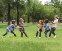 ⁦תחרות משיכת חבל- חבל משיכה קלאסי באורך 10 מטר – משחק חצר קבוצתי מבית Traditional Garden Games⁩ – תמונה ⁦2⁩