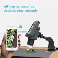 ⁦מיקרוסקופ דיגיטלי אלחוטי נטען עד 1000X עם WIFI 2MP וצג LCD4.3" המתאים לחיבור לסמארטפונים ומחשבים מבית Inskam⁩ – תמונה ⁦3⁩