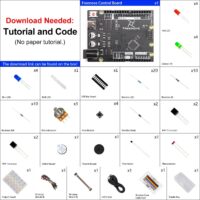⁦ערכת ארדואינו למתחילים מבוססת לוח תואם Arduino UNO R3 מורחבת עם כ80 חלקים  FreeNove Basic Starter Kit⁩ – תמונה ⁦2⁩