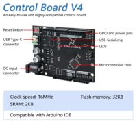 ⁦ערכת ארדואינו למתחילים מבוססת לוח תואם Arduino UNO R3 מורחבת עם כ80 חלקים  FreeNove Basic Starter Kit⁩ – תמונה ⁦3⁩
