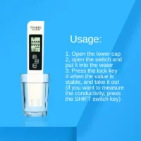 ⁦מד מוליכות למדידת איכות מים עם מדידת TDS / EC עם צג דיגיטלי⁩ – תמונה ⁦3⁩