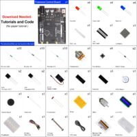 ⁦ערכת ארדואינו מורחבת מבוססת לוח Arduino UNO R3 בתוספת ערכת הרחבות  FreeNove Super Starter Kit עם 157 חלקים⁩ – תמונה ⁦2⁩