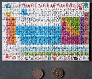 פאזל 150 חלקים לילדים של הטבלה המחזורית מבית Professor Puzzle